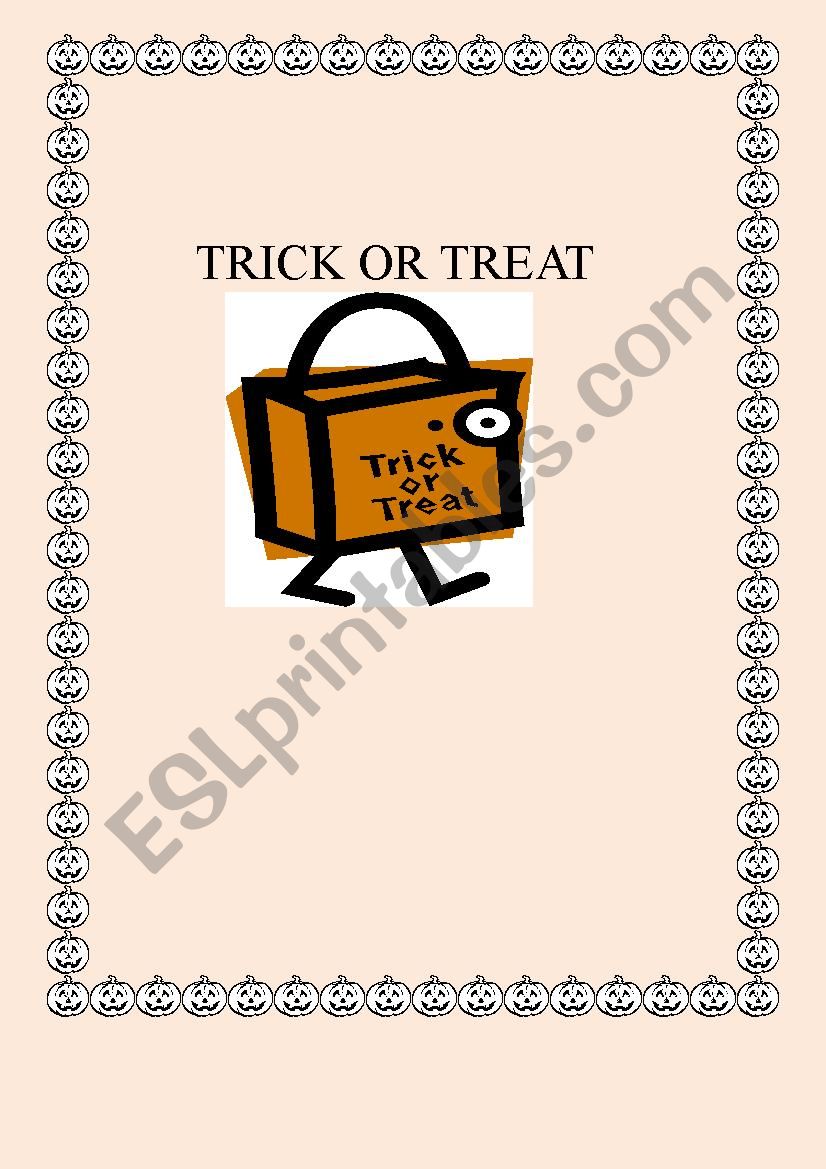 Trick or Treat worksheet