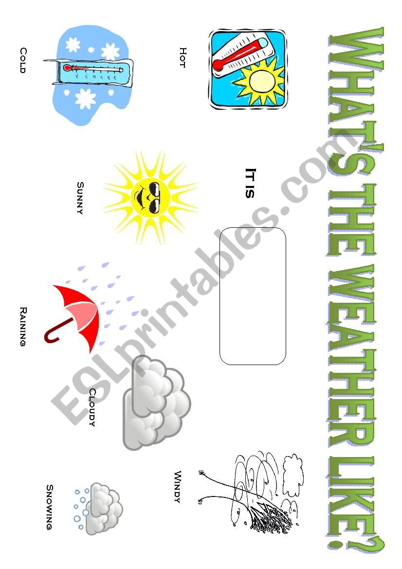 Weather worksheet