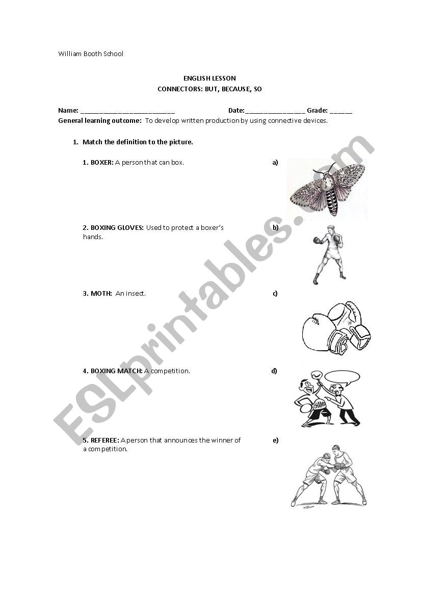 Animals in sports worksheet