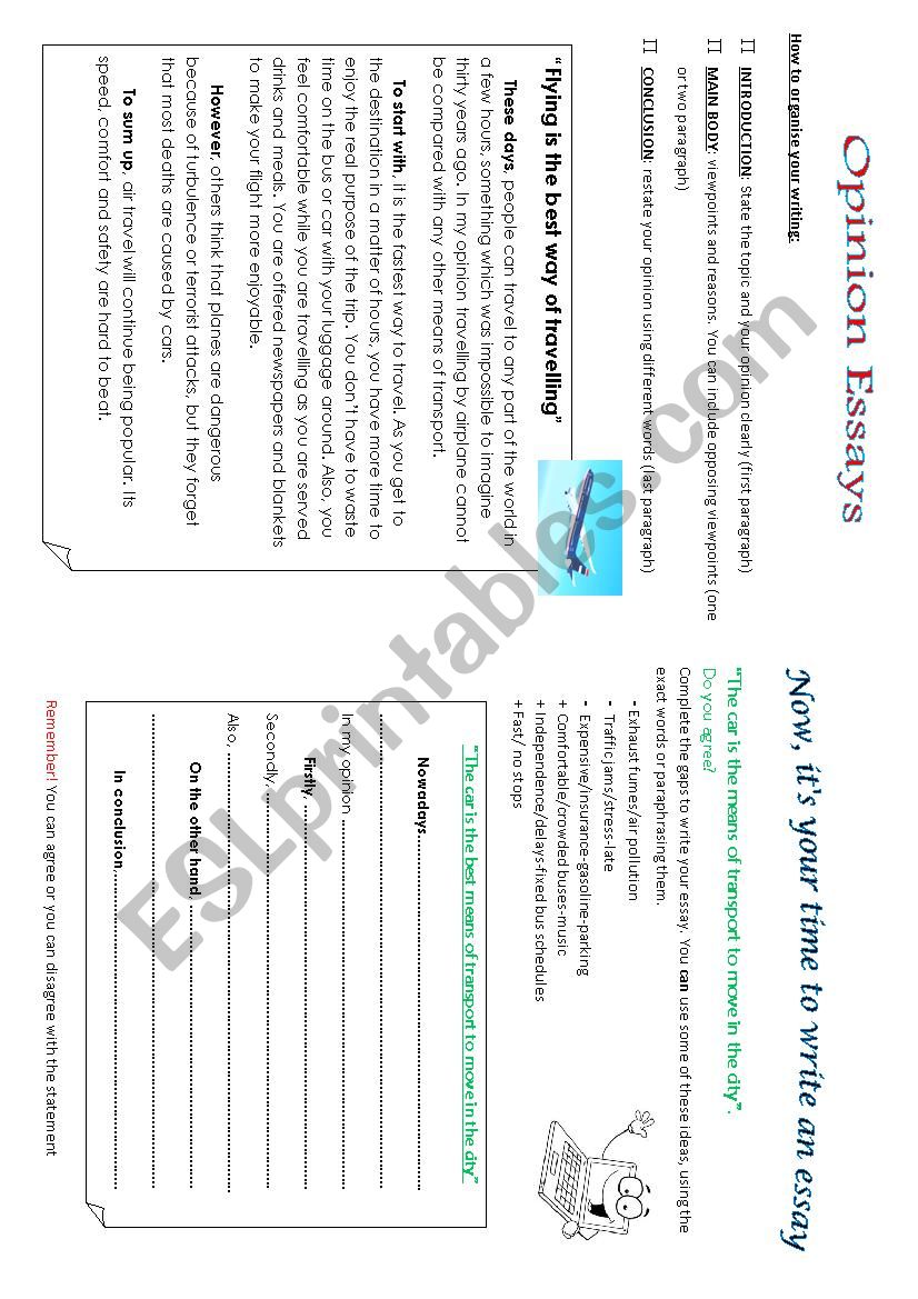 Essay Writing  worksheet