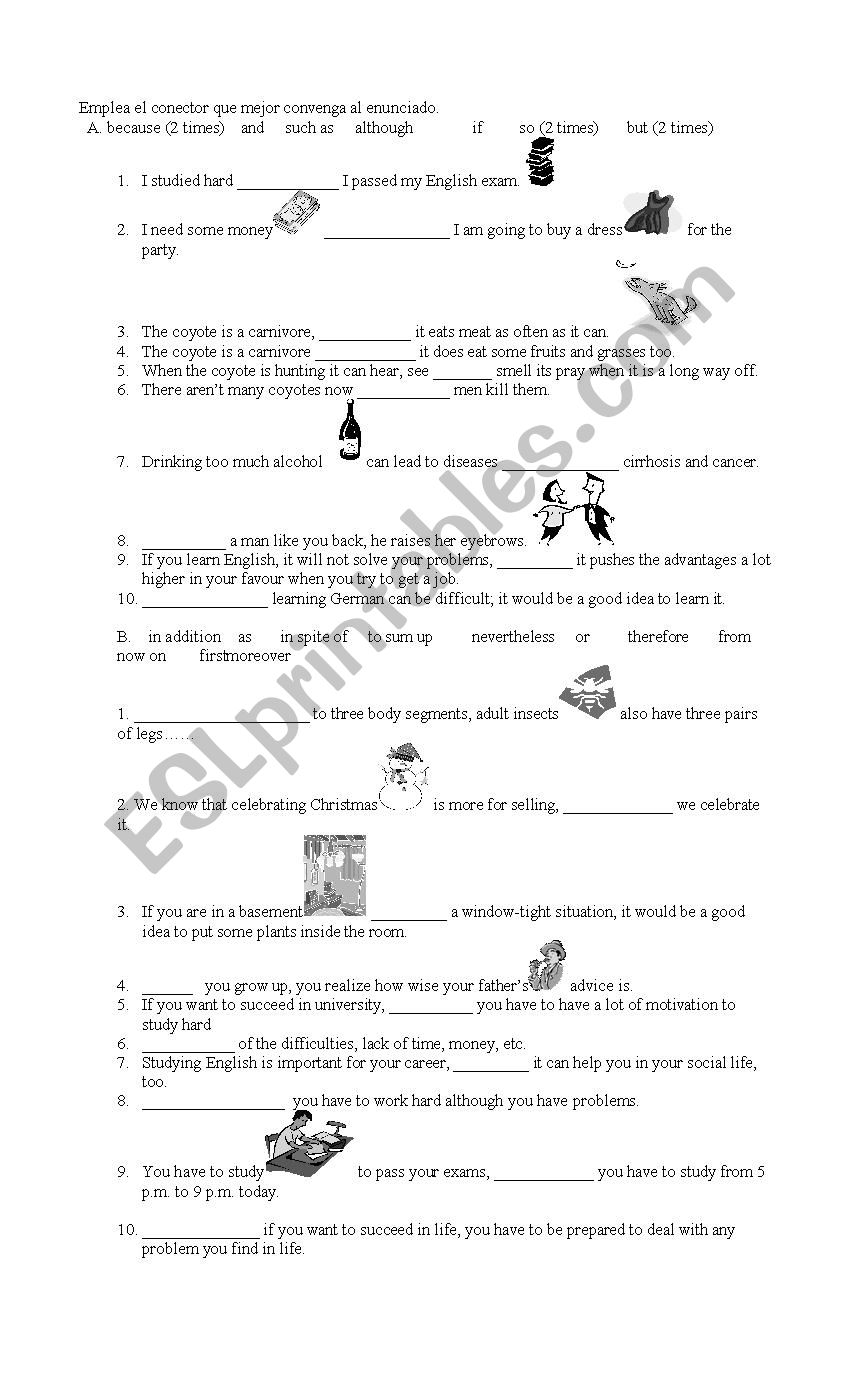 Connectorspractice1 worksheet