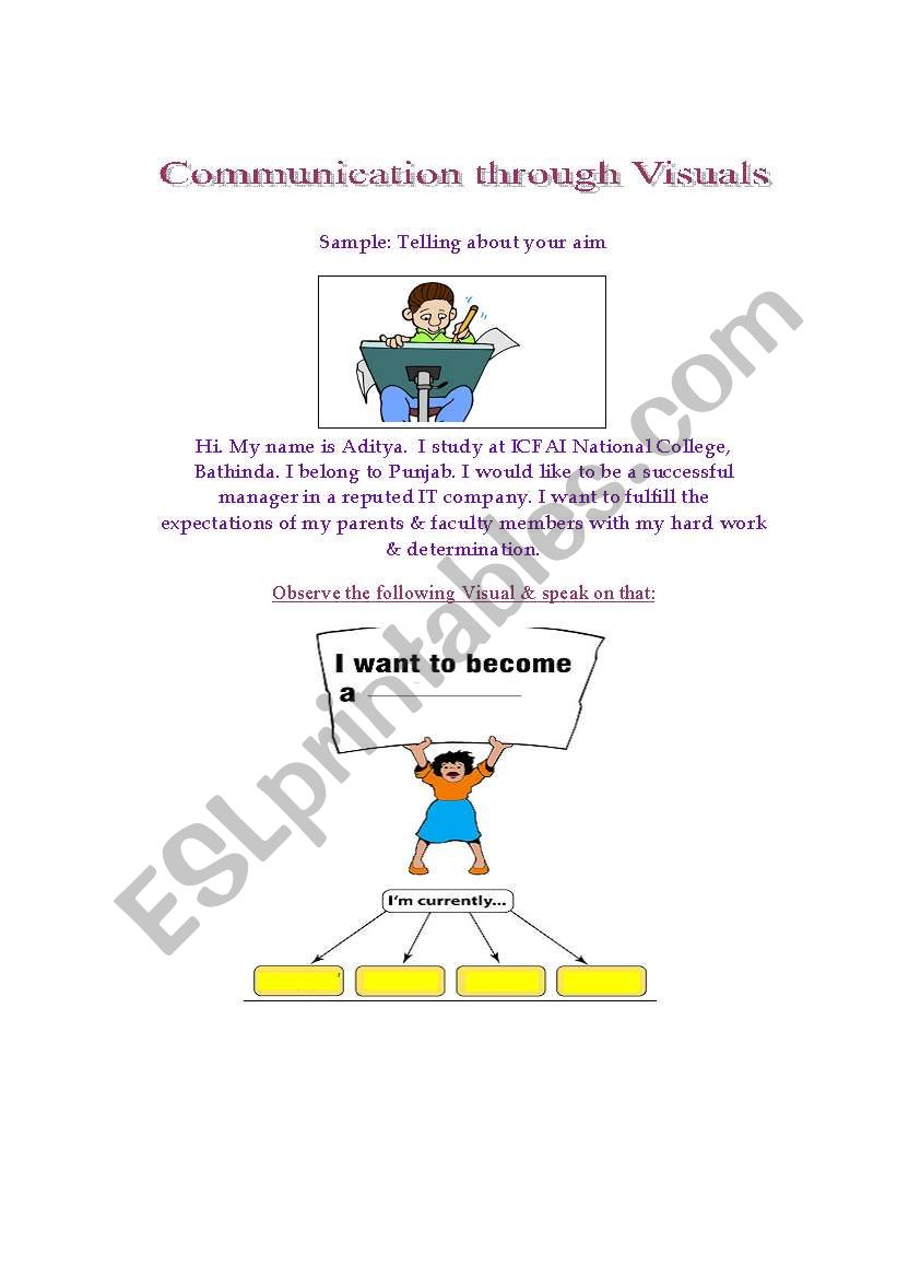 Converation Practice through Visuals