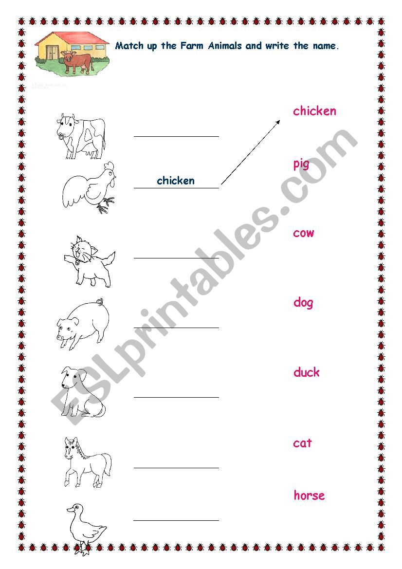 Farm Animals worksheet