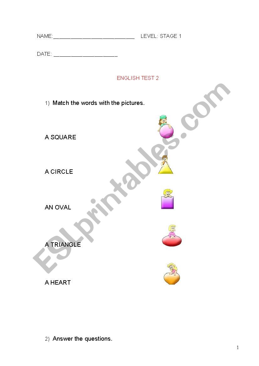 Kids fun. worksheet