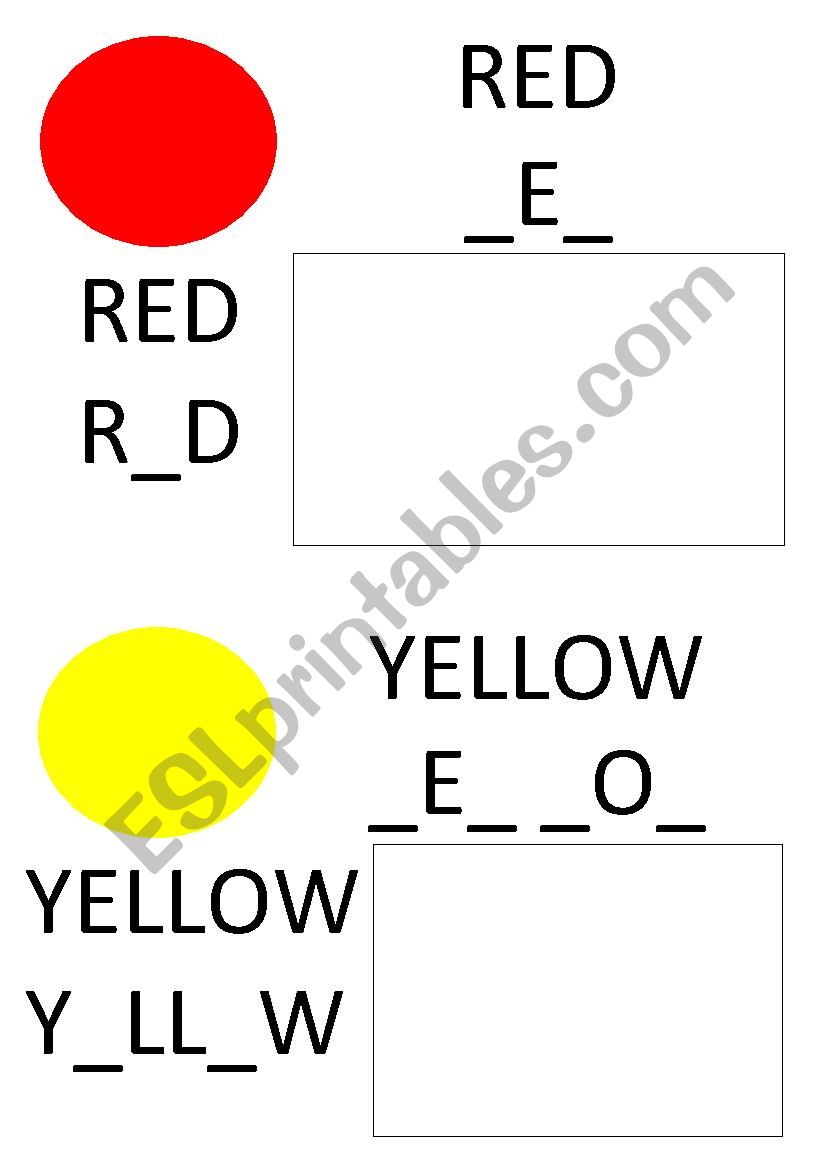 Activity for autism students worksheet