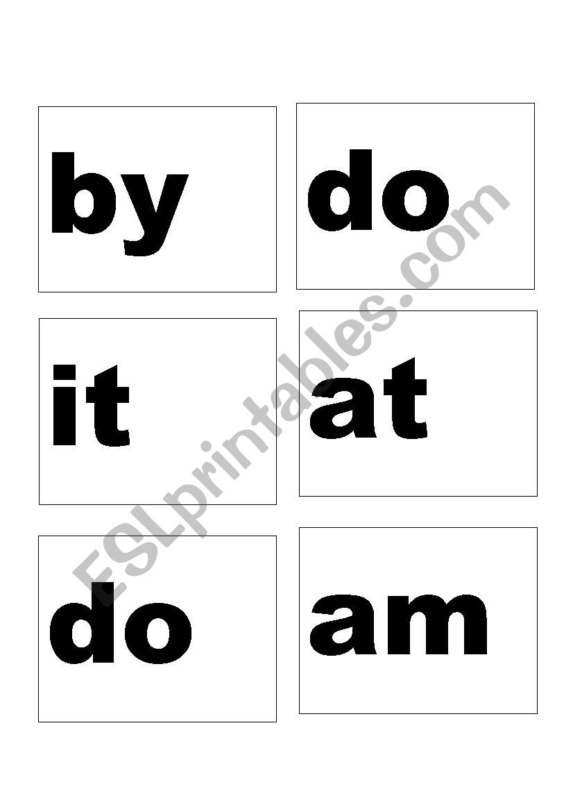 Sight words worksheet