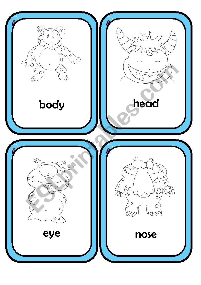 Body Parts worksheet