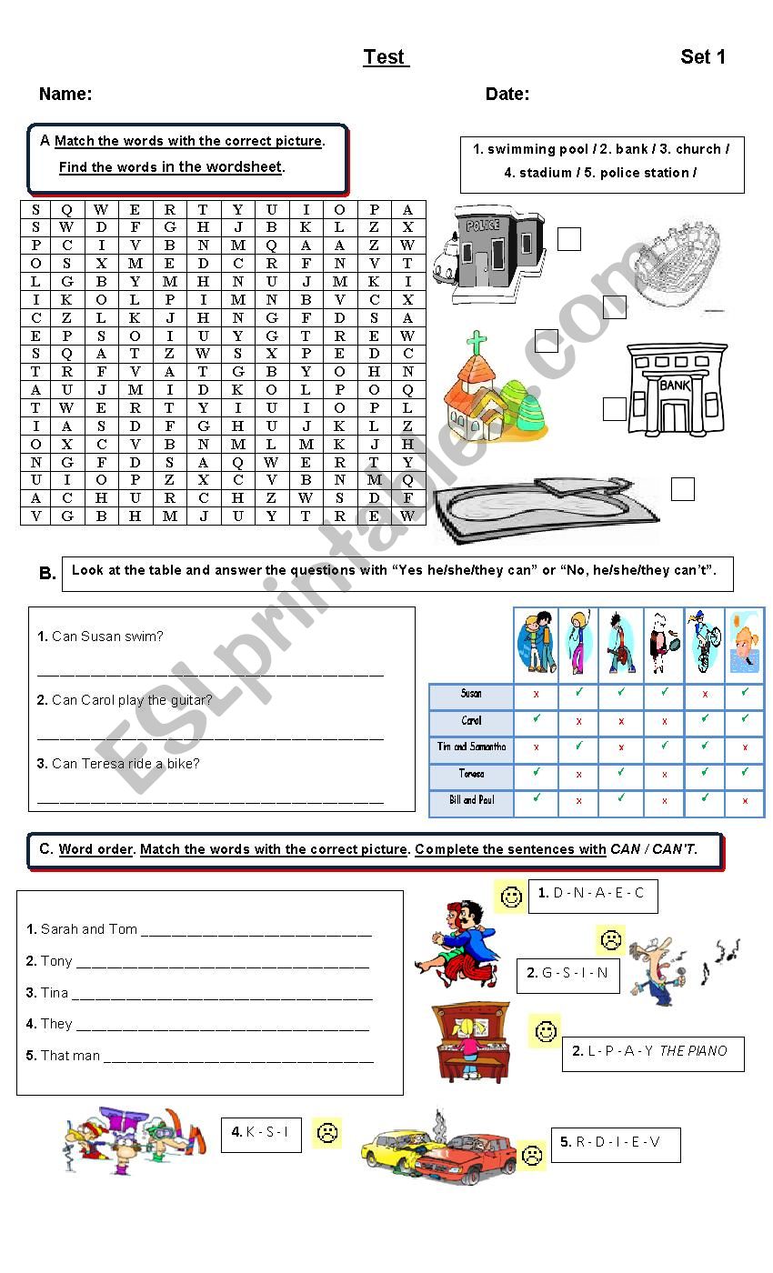 elementary tesdt worksheet