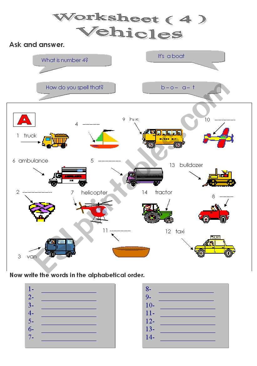 Vocabulary game 4 worksheet