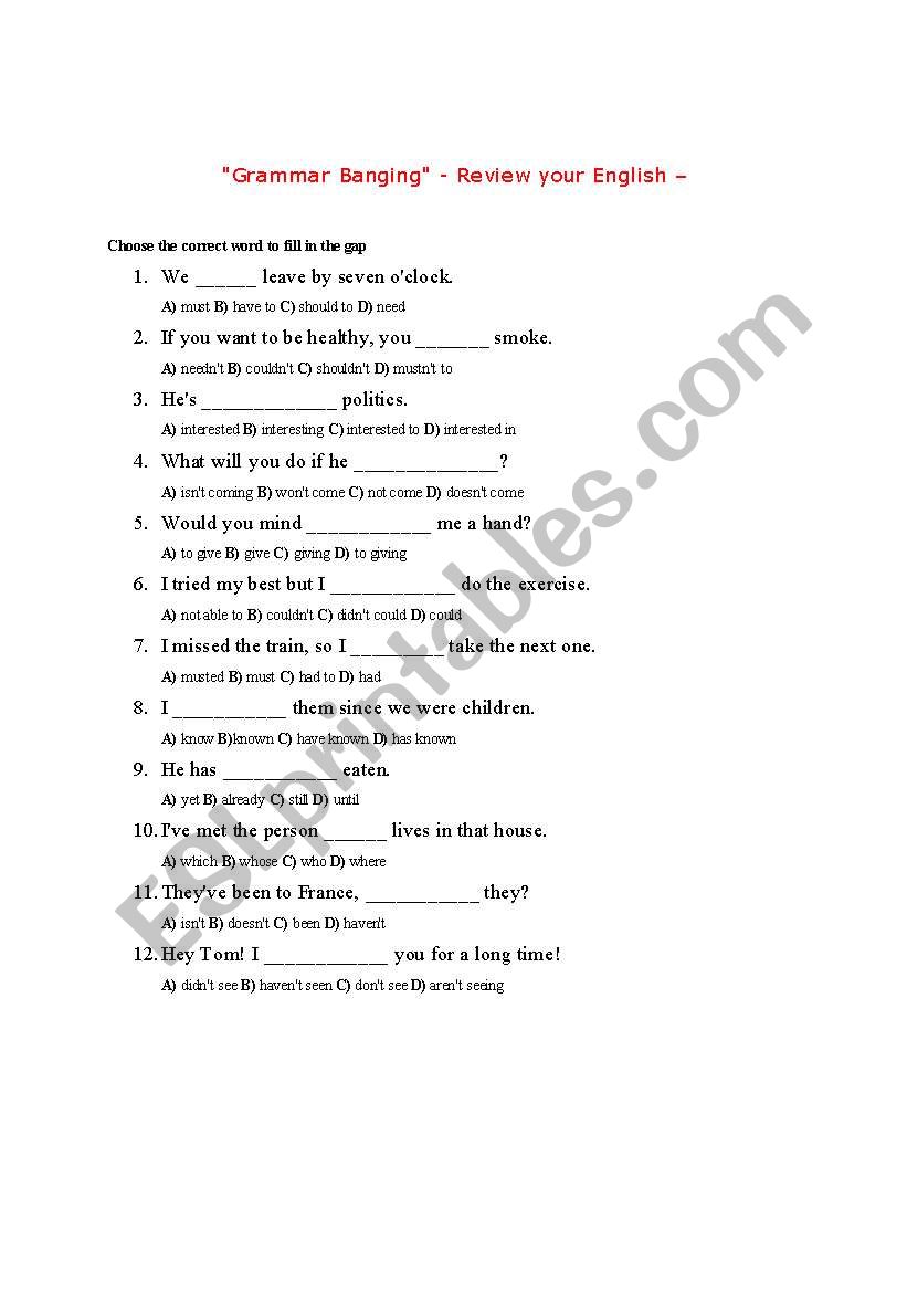 relative clauses worksheet