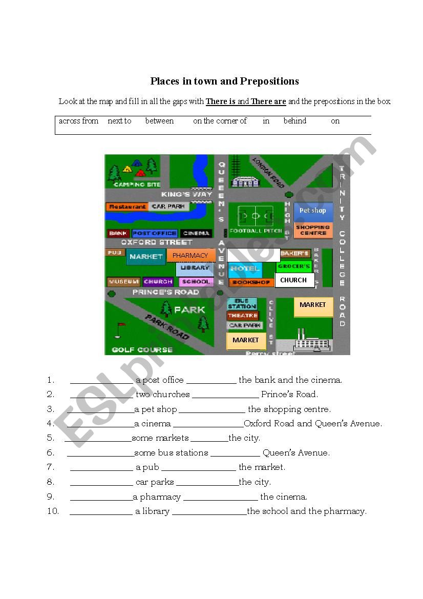 THERE IS THERE ARE AND PREPOSITIONS