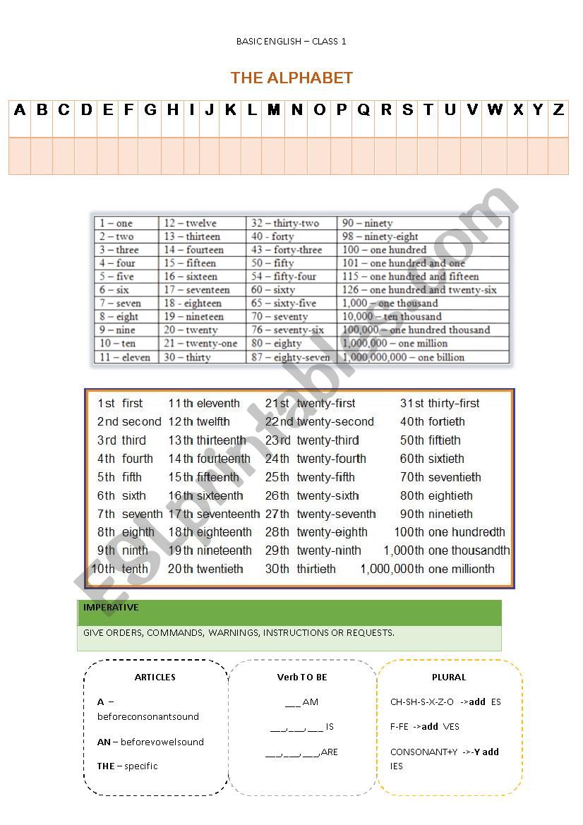 Grammar and vocabulary worksheet