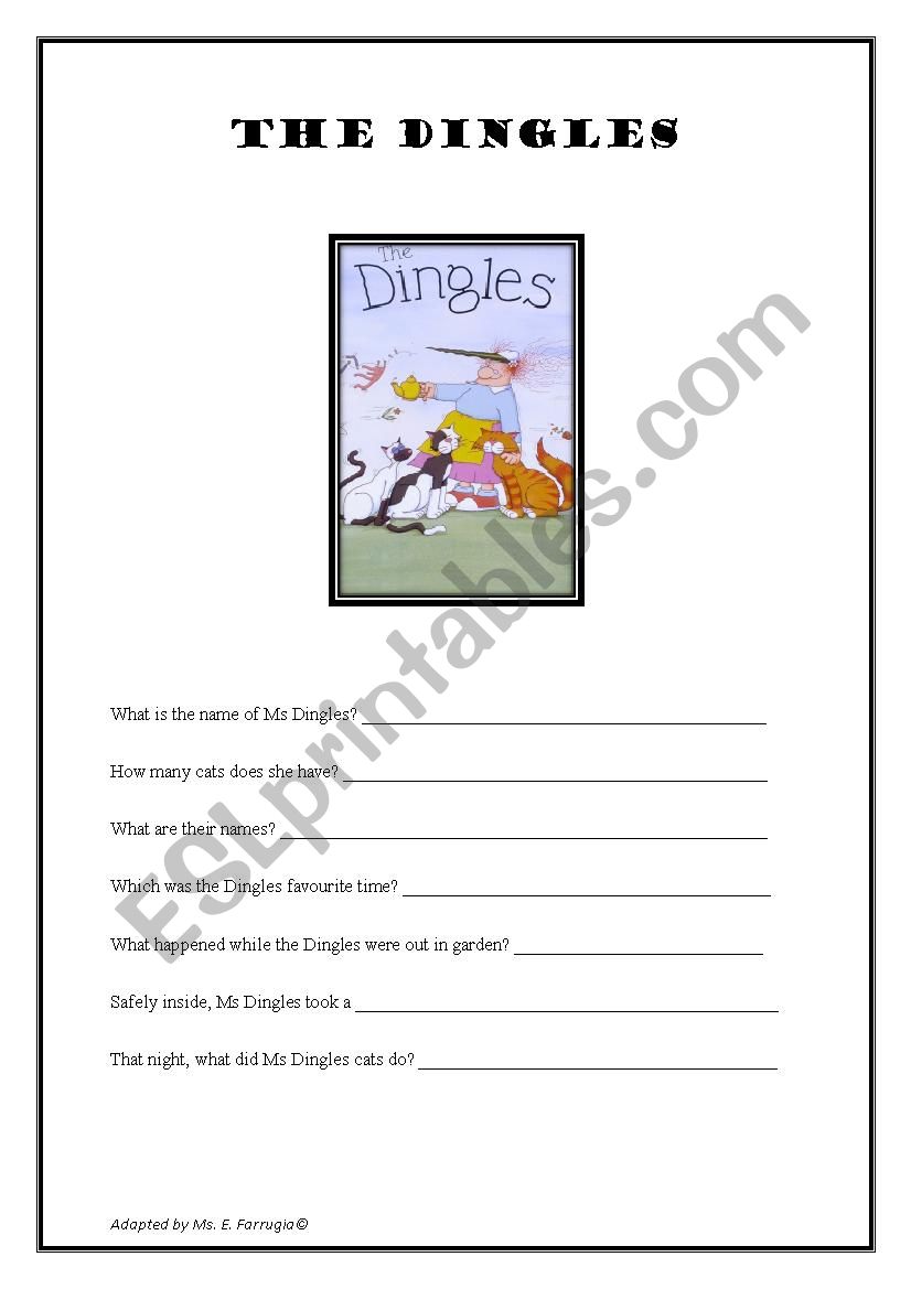 the dingles worksheet