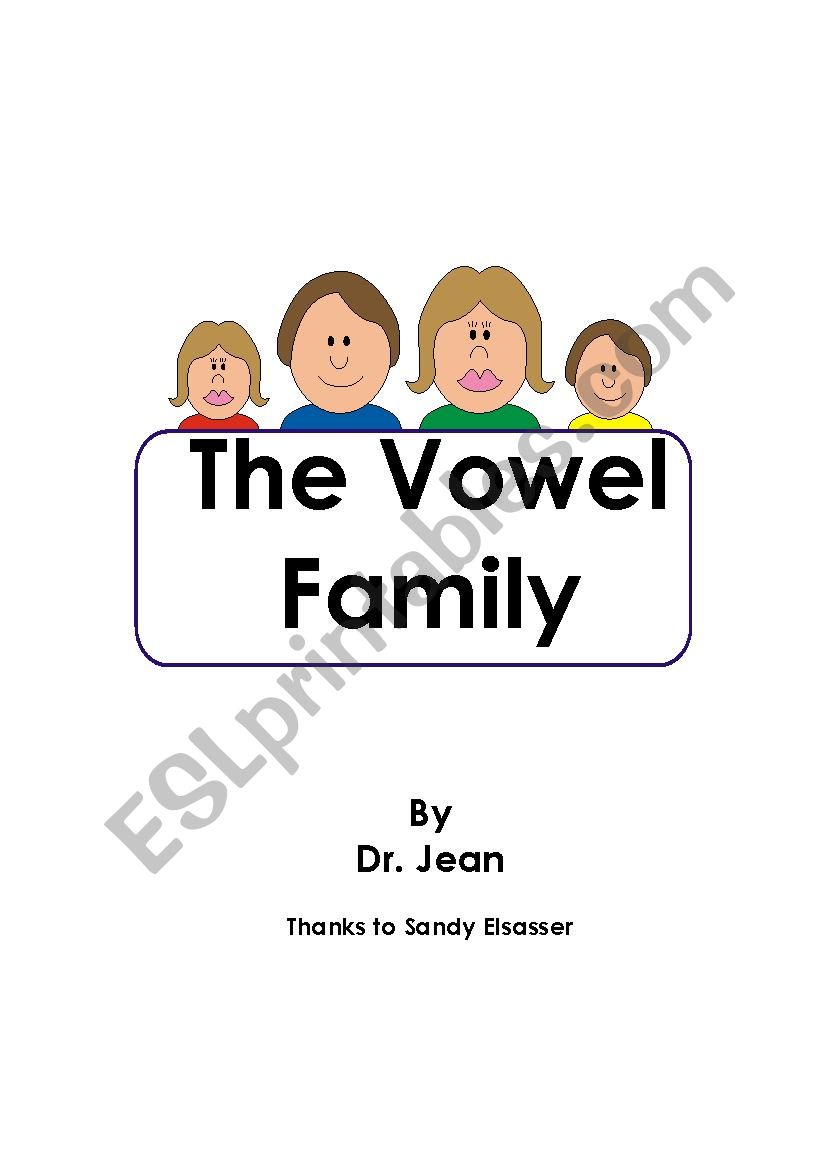 Vowels Family worksheet
