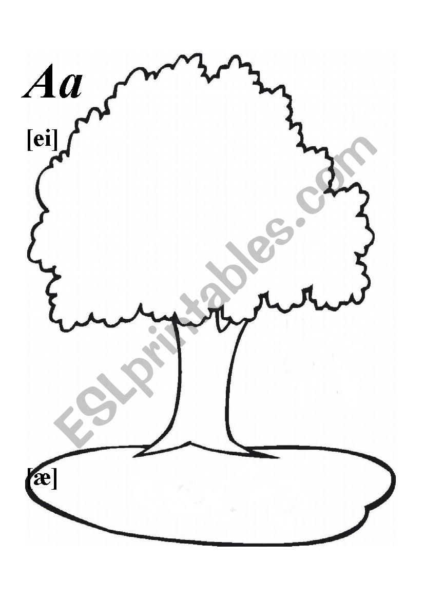 Aa_phonic_tree worksheet