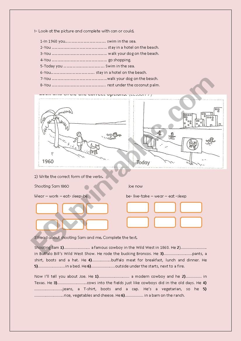 Simple Past worksheet