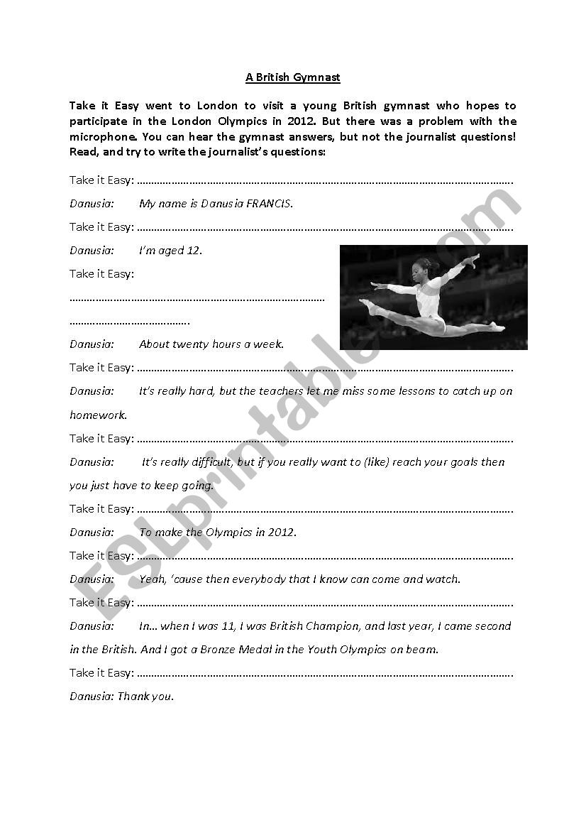 Interview worksheet