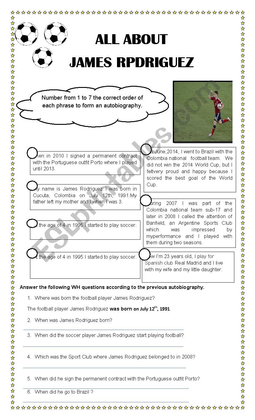 BIOGRAPHY worksheet