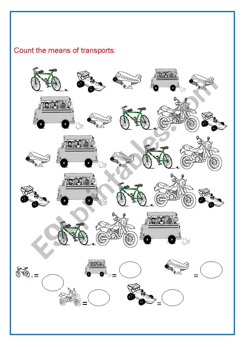 Transport worksheet