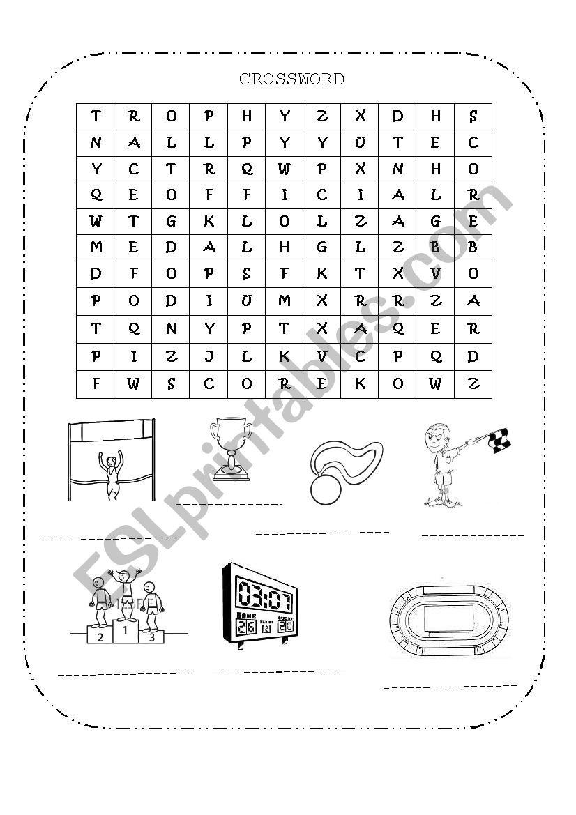 competition vocabulary worksheet