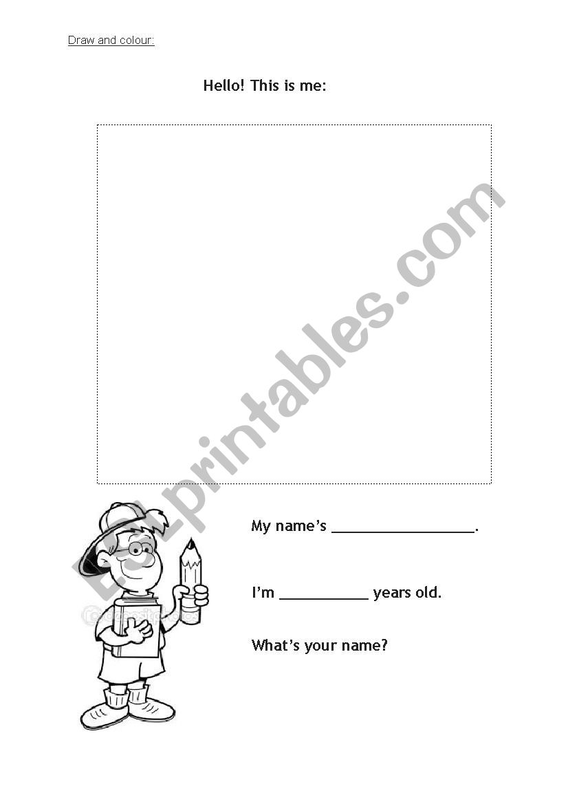 Introduction and grretings worksheet