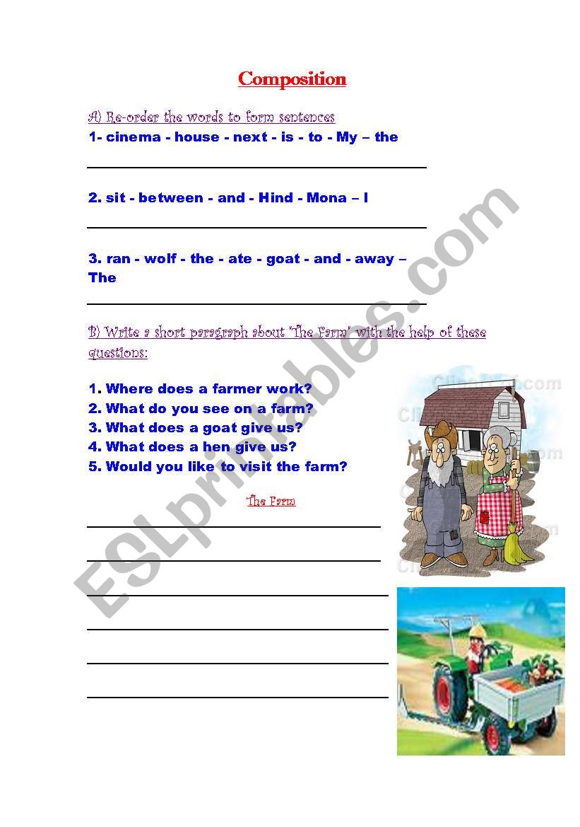 Composition  worksheet