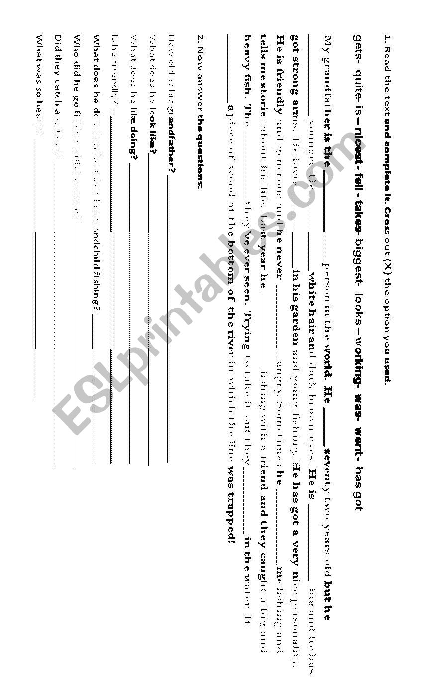 Mixed Topics worksheet