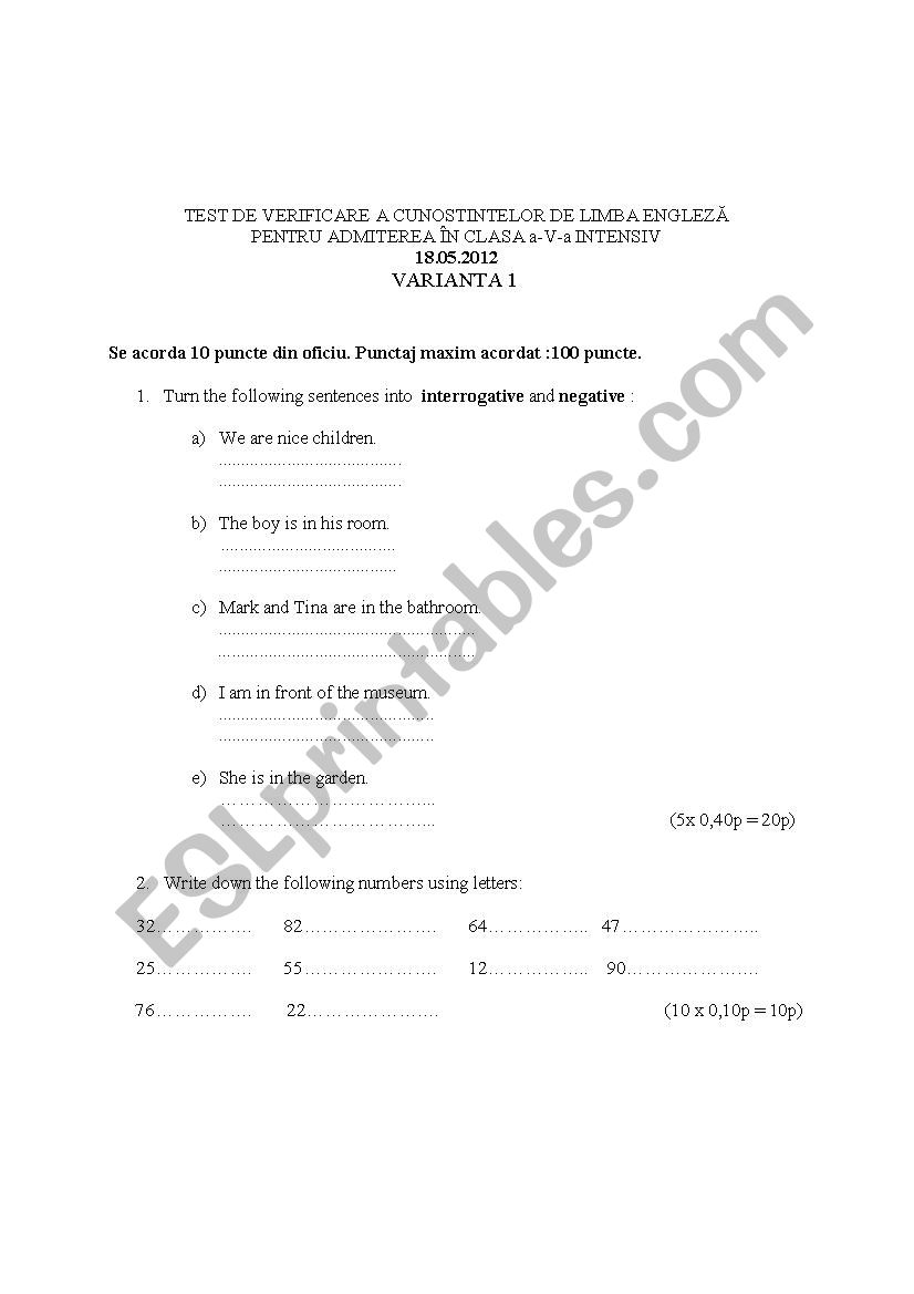 worksheet worksheet