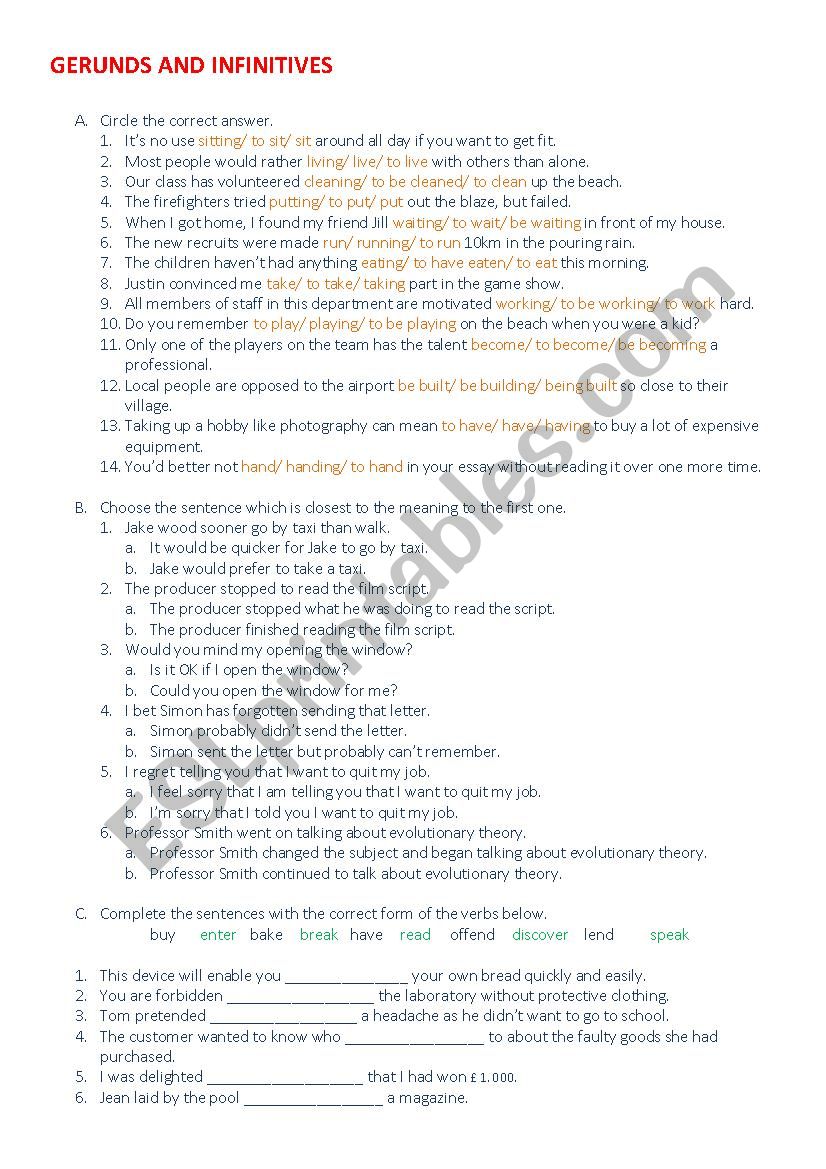 gerund-full-and-bare-infinitive-answer-key-included-esl-worksheet-by-venetakli