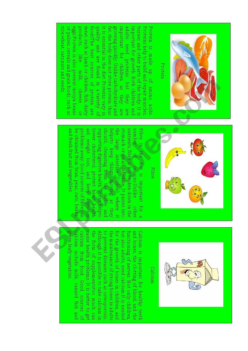 Card Game Health part 2 out of 3 ( Nutrients & Conjunctions)