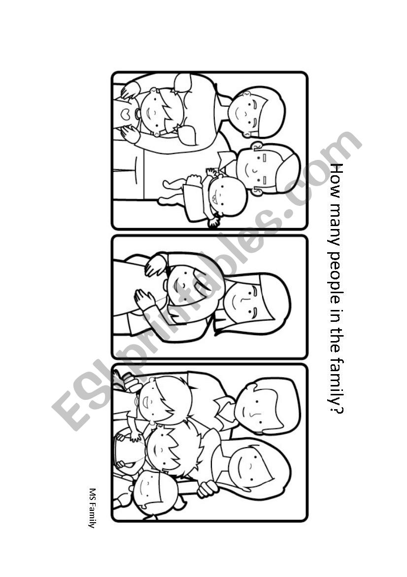 How many in the family? worksheet