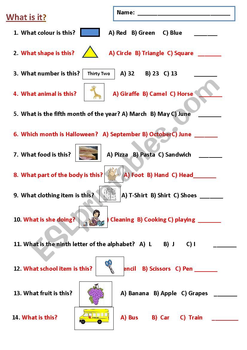 What is it? - A general knowledge document.