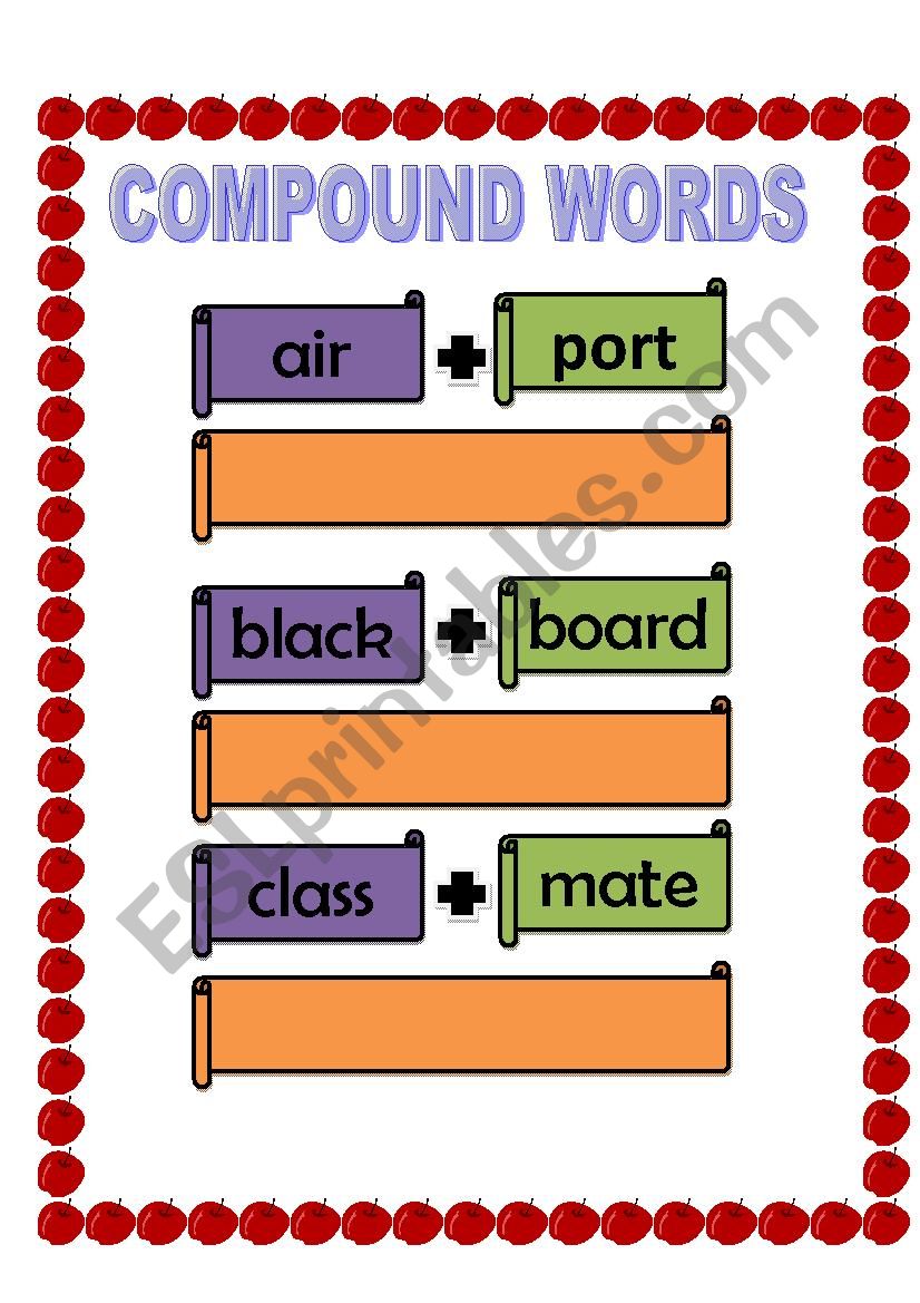 compound words worksheet