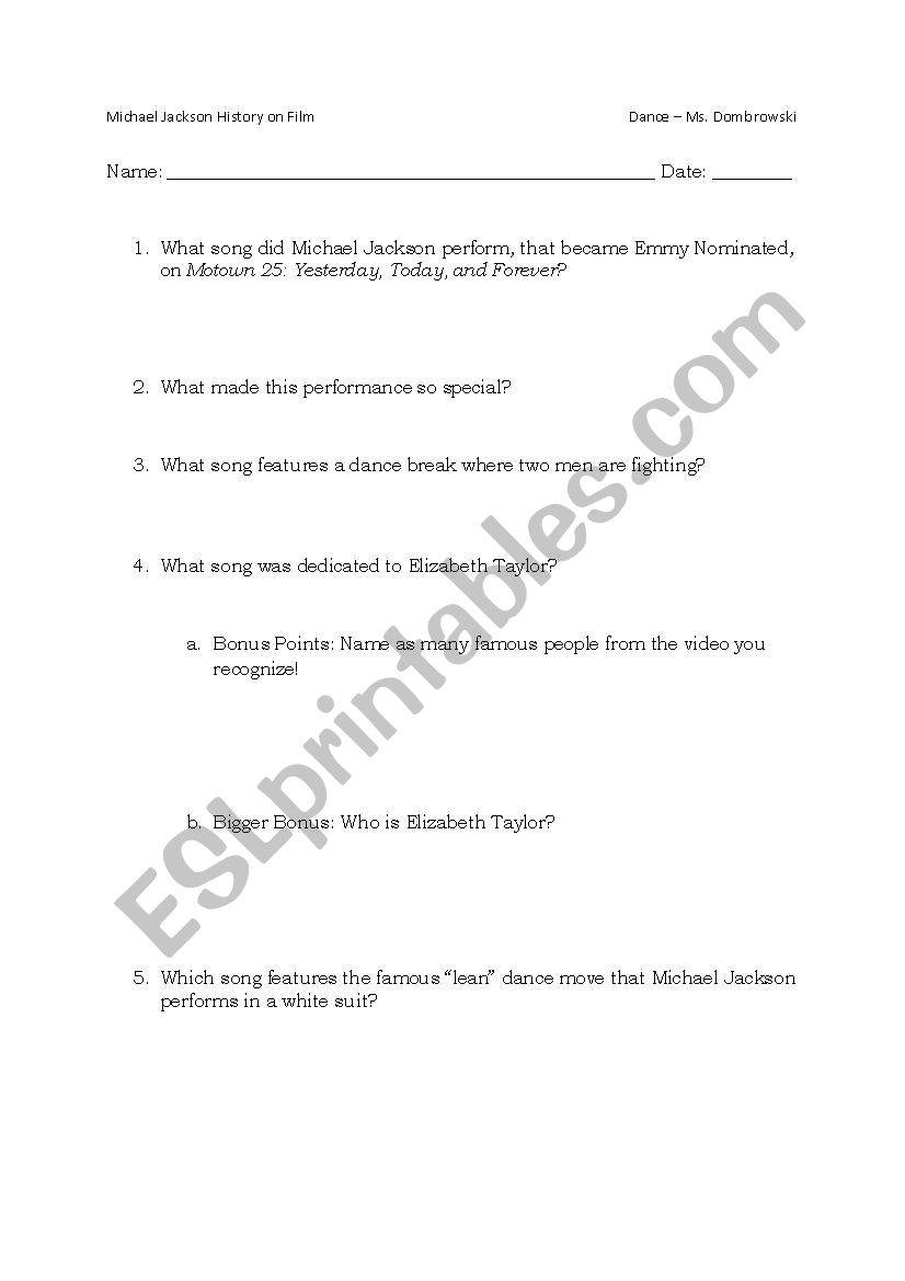 Michael Jacksons HIStory Part 2