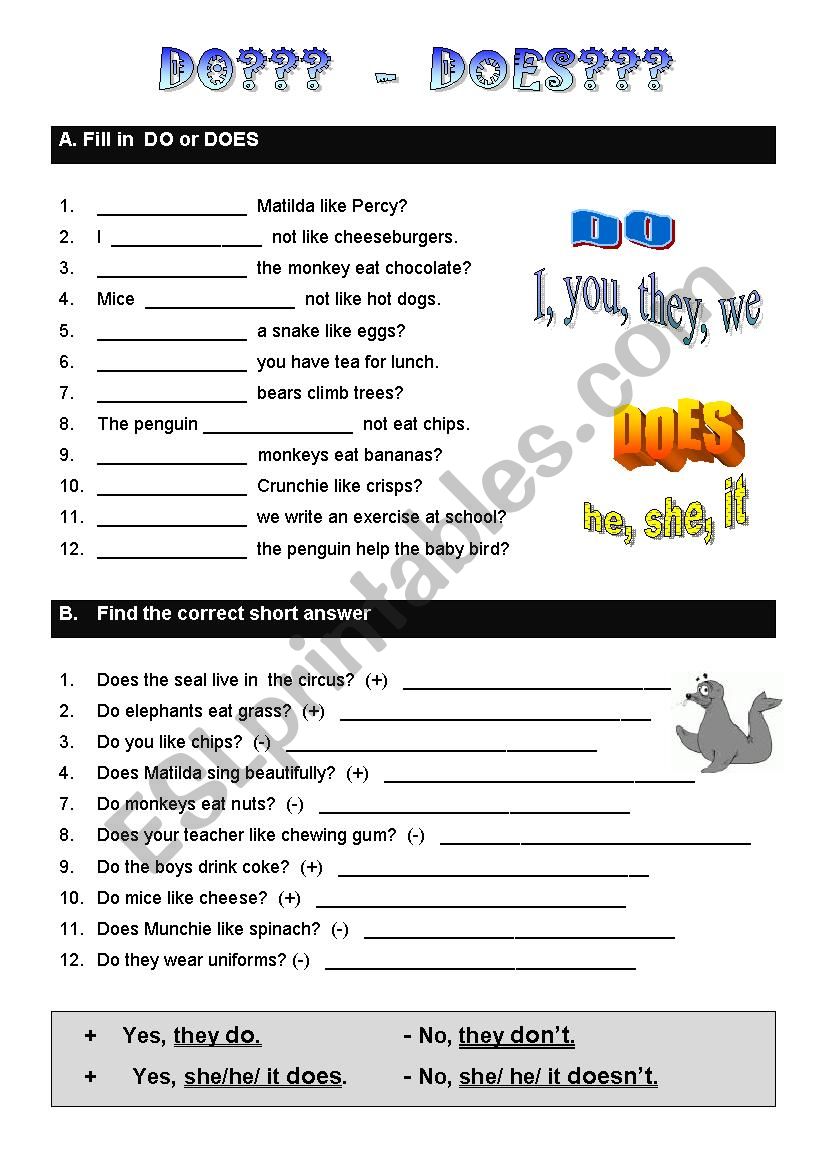 do_does worksheet