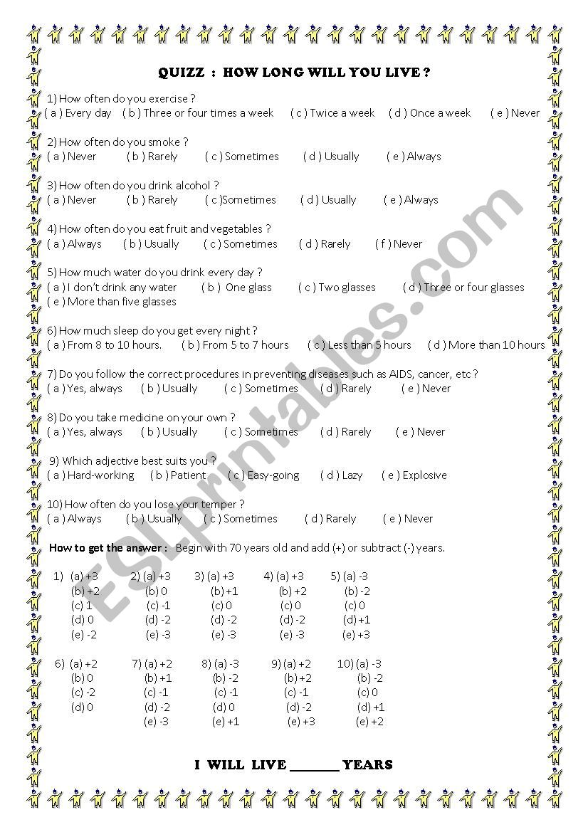 Quizz Adverbs worksheet