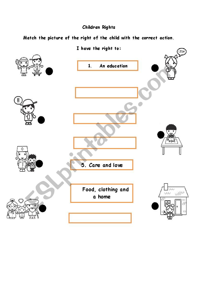 Children Rights worksheet