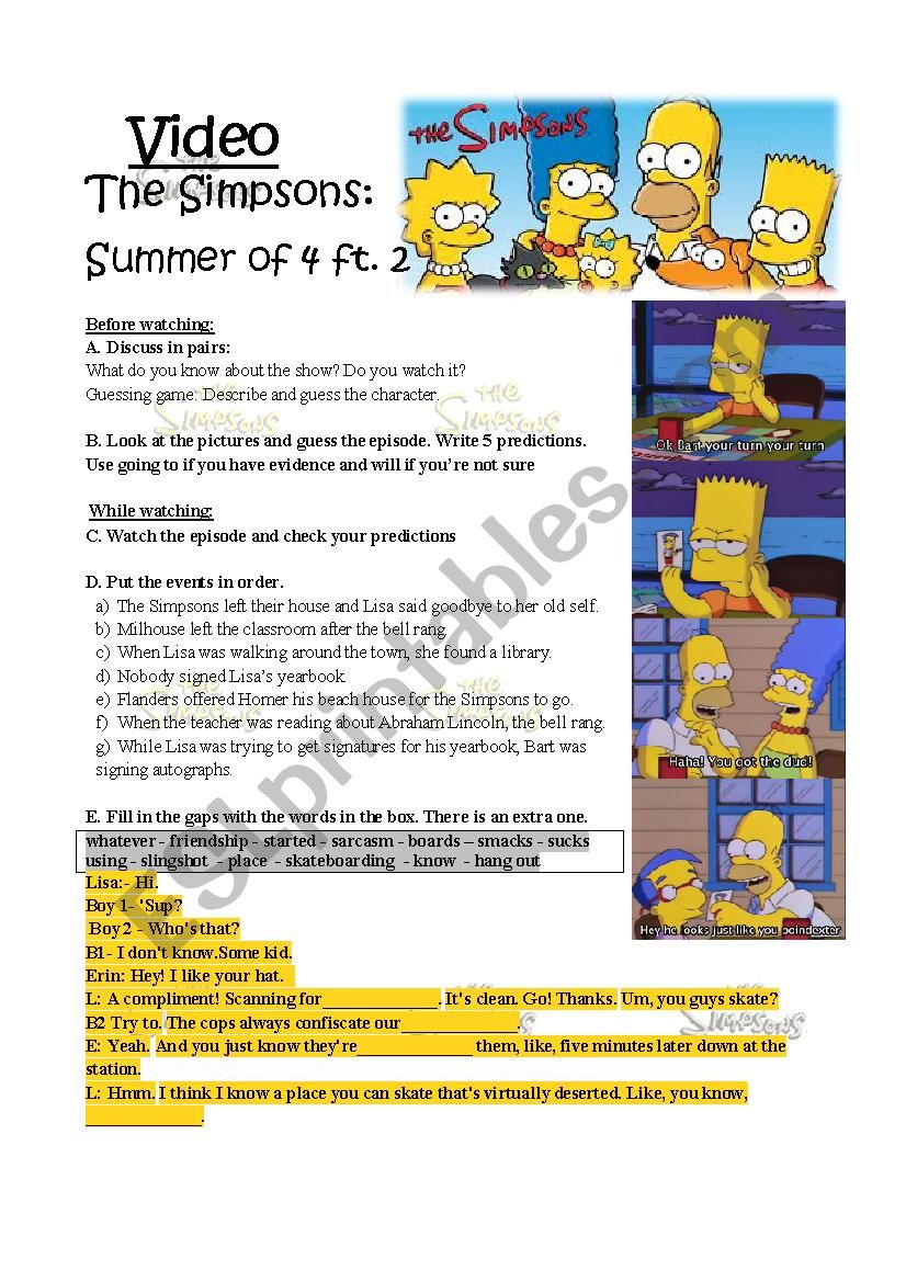 The Simpsons Video. Summer of 4tf.2