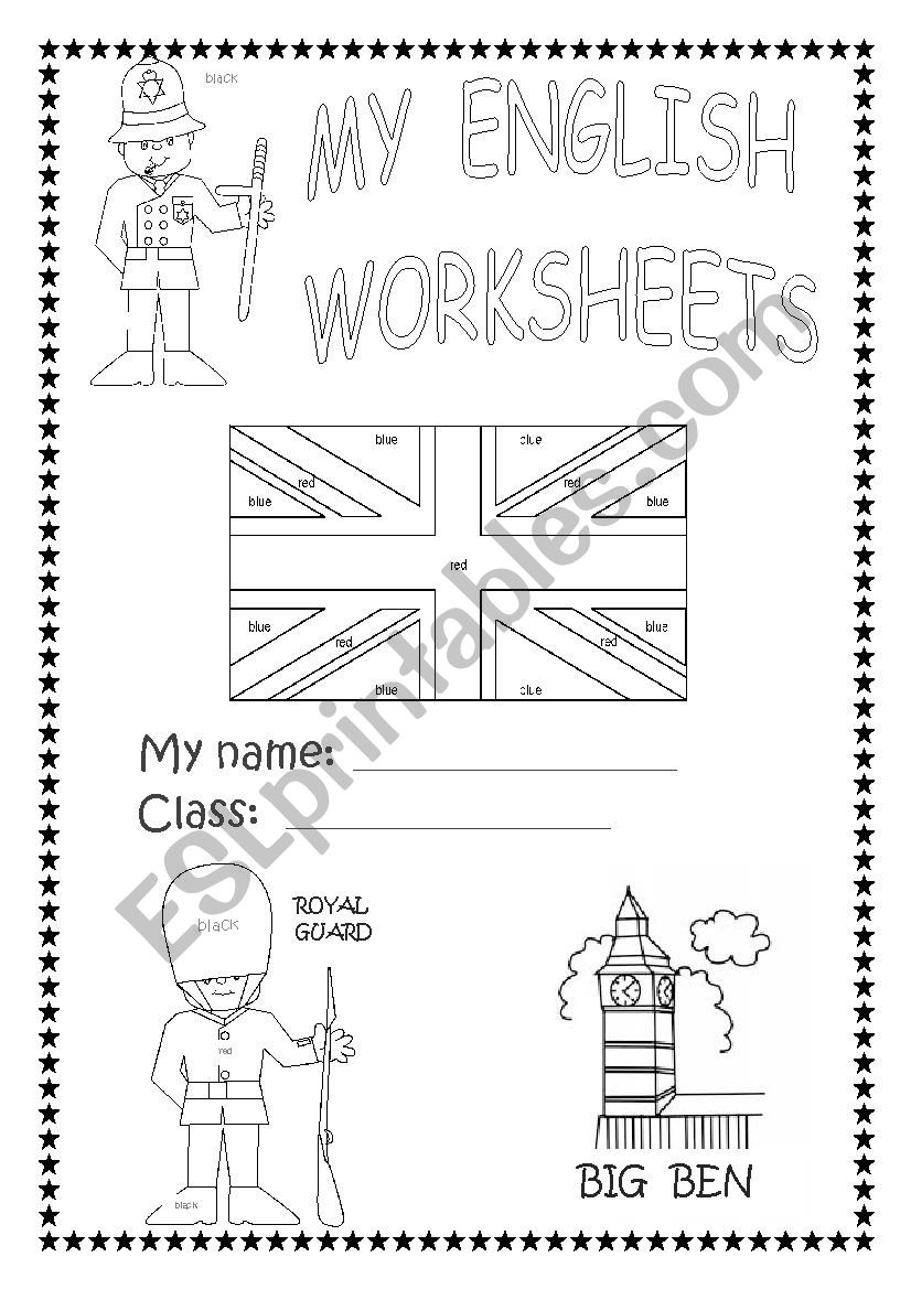 My English Worksheets- Portolio