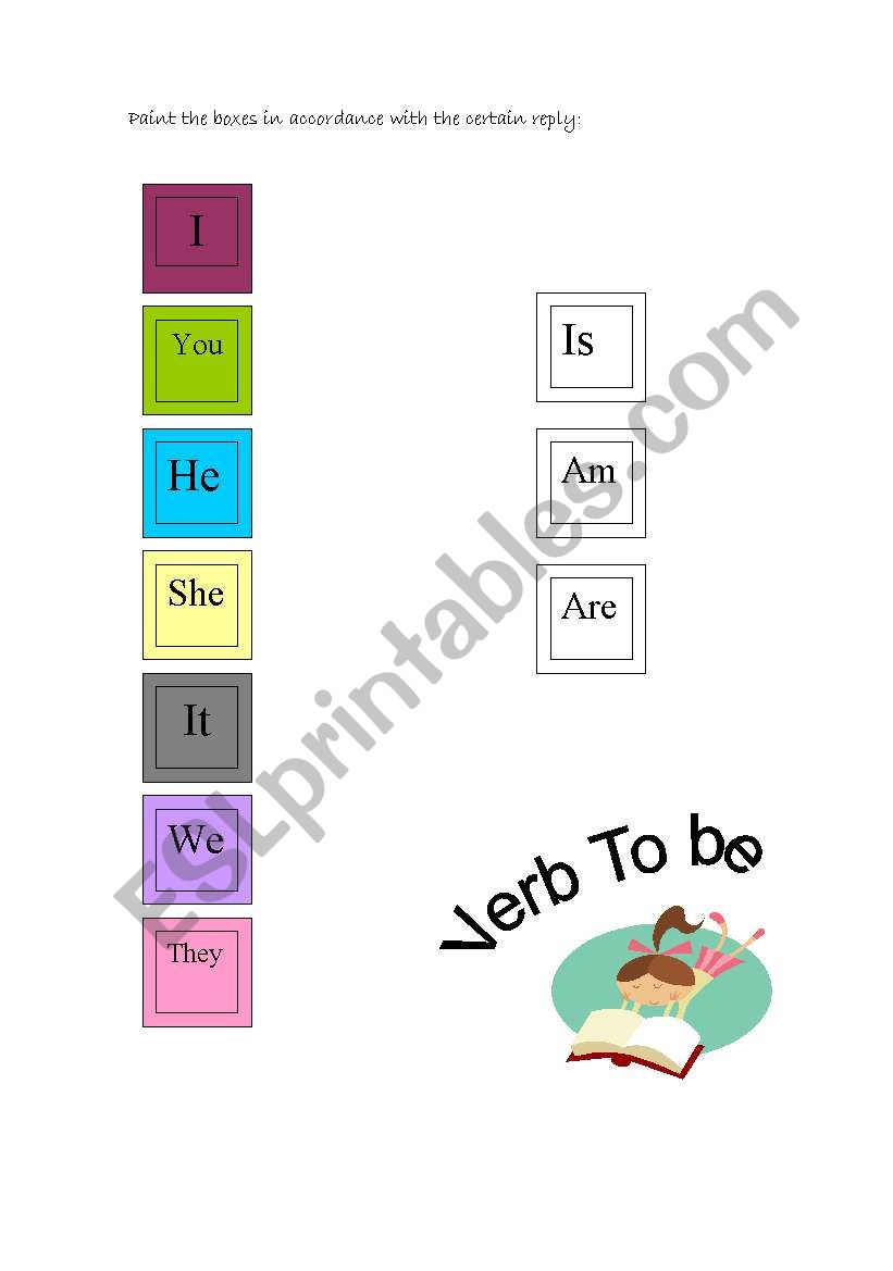 Verb To BE worksheet