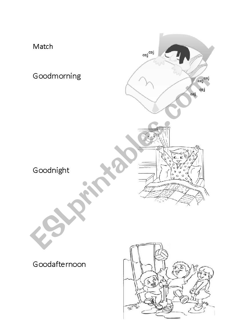 Good... worksheet