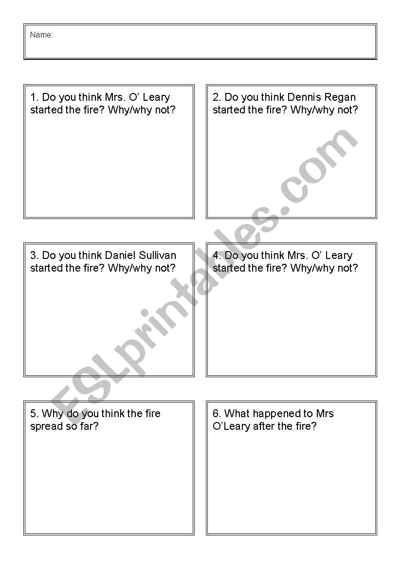 chicago fire worksheet worksheet