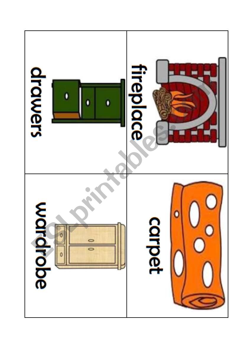 House Flashcards worksheet