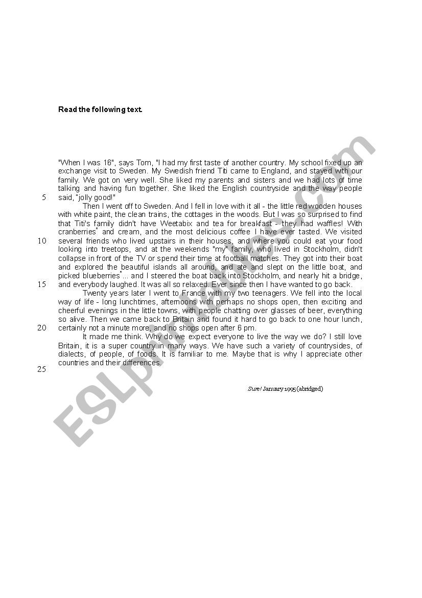 Studying abroad _ TomÂ´s experience