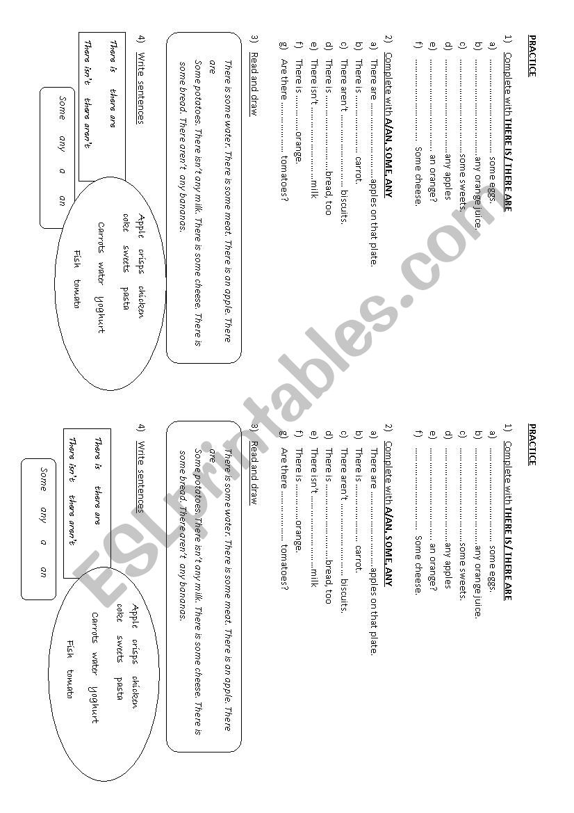 There is/There are  worksheet