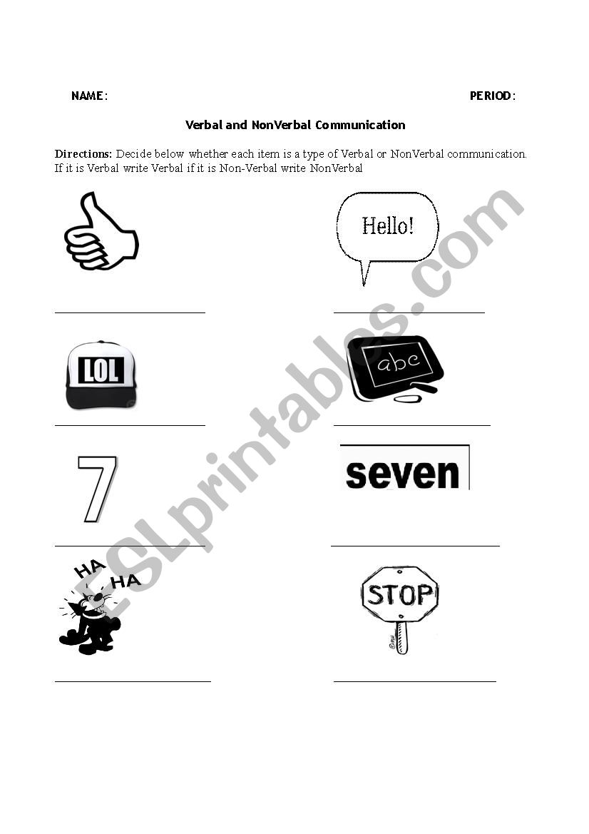 NonVerbal and Verbal Communication