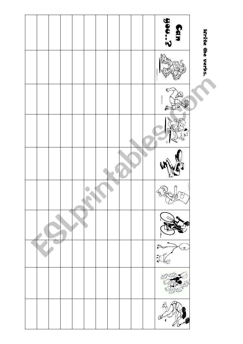 can grill worksheet