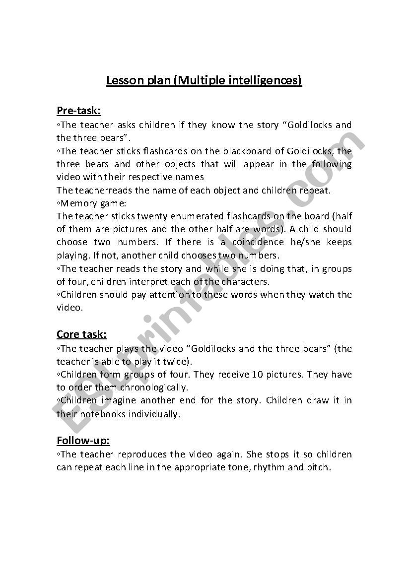 Lesson plan 