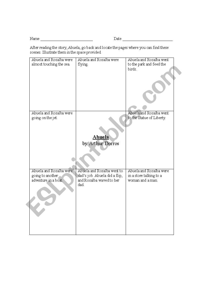 Abuela reading practice and review