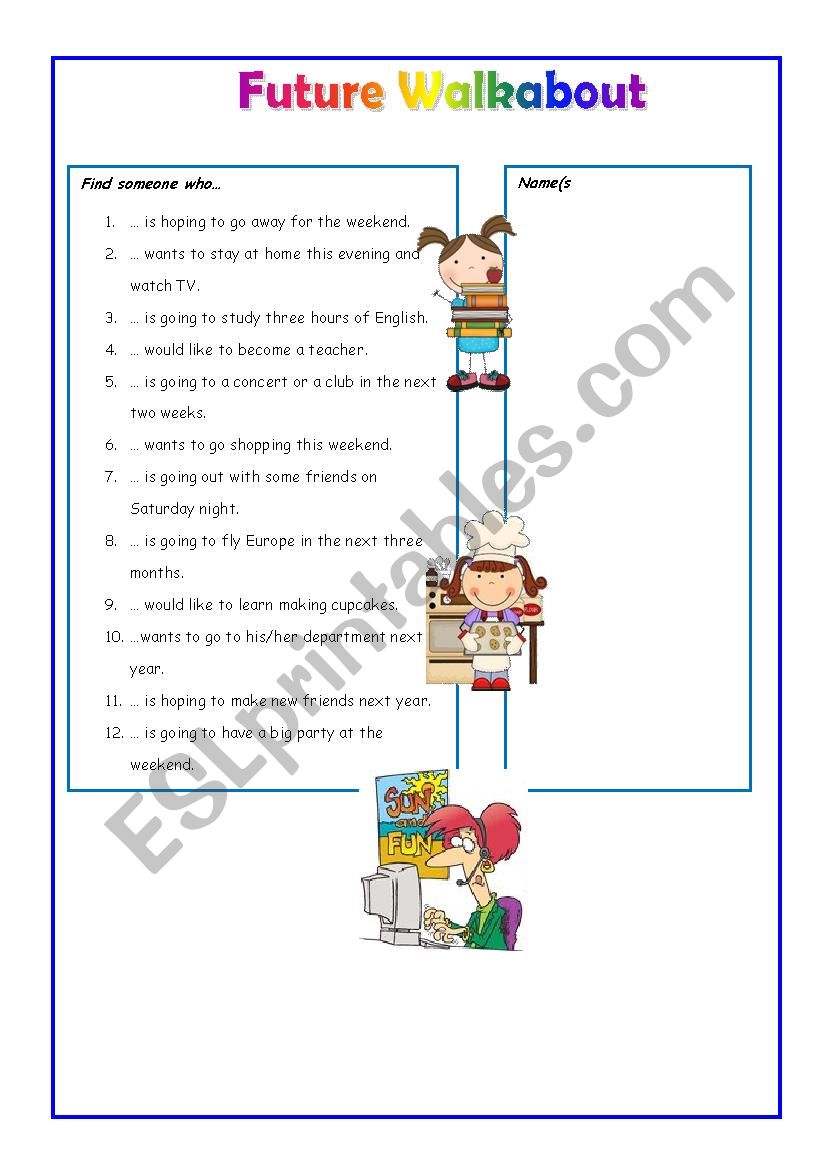 Future Tense worksheet